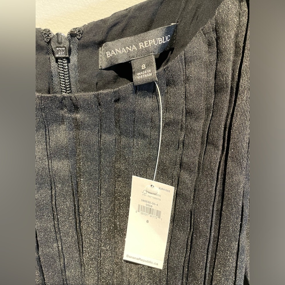 Banana Republic Black Puff Sleeve Blouse - Picture 2 of 7